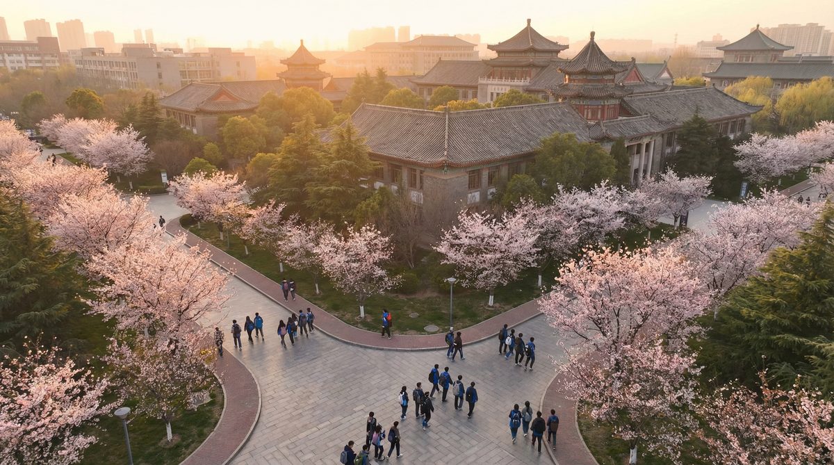 萝莉岛传媒 - 春日限定最美大学城
